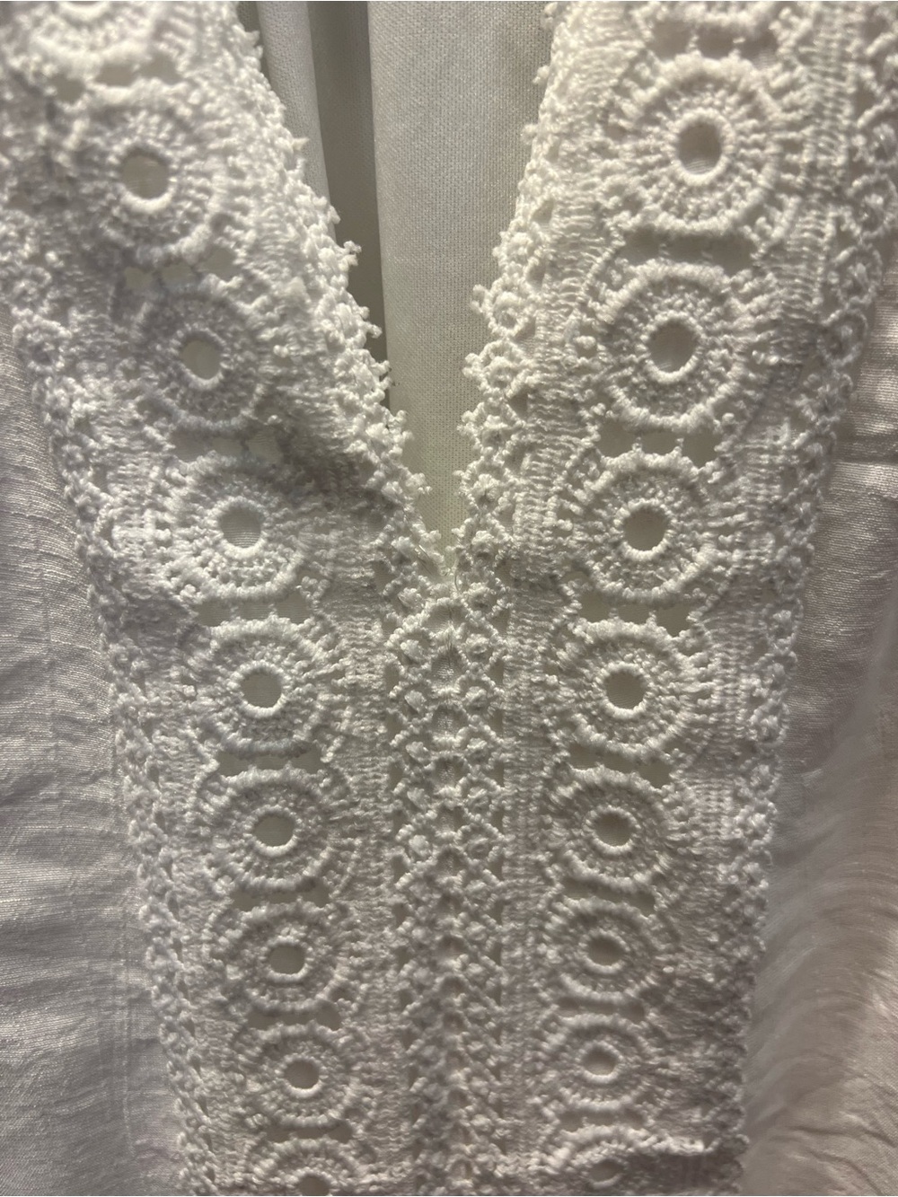 Indigo Rose White Sleeveless Eyelet Midi Dress - Picture 3 of 4